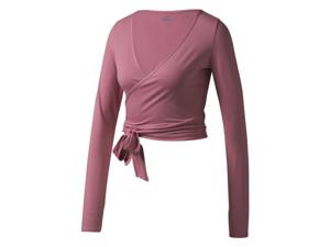 CRIVIT Dames sport wikkeltop (Lichtroze, M (40/42))
