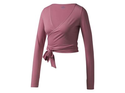 CRIVIT Dames sport wikkeltop (Lichtroze, L (44/46))