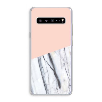 A touch of peach: Samsung Galaxy S10 5G Transparant Hoesje