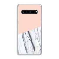 A touch of peach: Samsung Galaxy S10 5G Transparant Hoesje