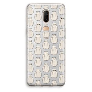Uilen: OnePlus 6 Transparant Hoesje