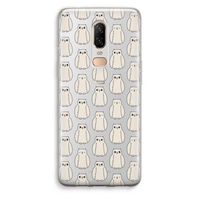 Uilen: OnePlus 6 Transparant Hoesje