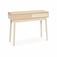 sweeek - Consoletafel, Linear, L 100 x B 30 x H 75cm