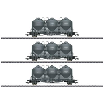 Märklin 48264 H0 3-delige set stofsilowagens Kds 67 van de DB