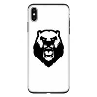 Angry Bear (white): iPhone XS Max Tough Case