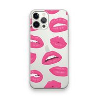 Bite my lip: iPhone 12 Pro Transparant Hoesje