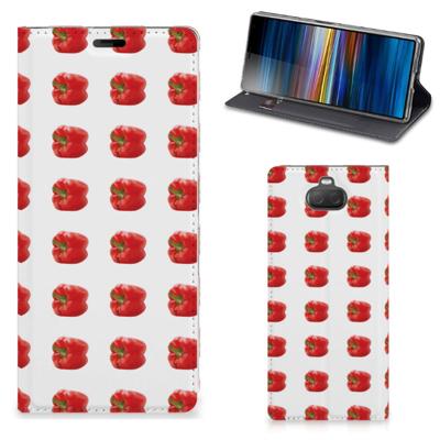 Sony Xperia 10 Plus | Flip Style Cover | Paprika Red