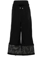 Off-White pantalon ample à taille haute - Noir - thumbnail