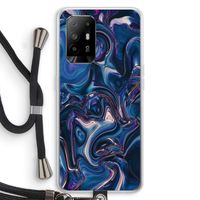 Mirrored Mirage: Oppo A95 5G Transparant Hoesje met koord