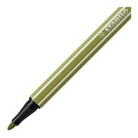 Stabilo pen 68 - viltstift - modder groen (68/37)