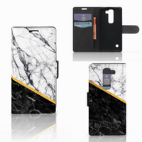 LG Spirit Bookcase Marmer Wit Zwart - Origineel Cadeau Man - thumbnail