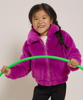 fake fur jas met kraag fake fur jas met kraag