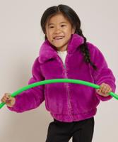 fake fur jas met kraag fake fur jas met kraag