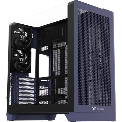Thermaltake View 390 Air Future Dusk PC-behuizing Donkerblauw Stoffilter, Geïntegreerde verlichting, 2 voorgeïnstalleerde ventilators