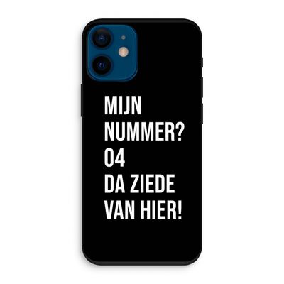 Da ziede van hier - Zwart: iPhone 12 mini Biologisch afbreekbaar hoesje