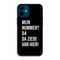 Da ziede van hier - Zwart: iPhone 12 mini Biologisch afbreekbaar hoesje