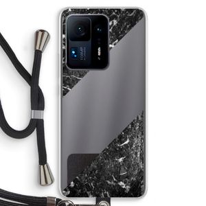 Zwart marmer: Xiaomi Mi Mix 4 Transparant Hoesje met koord