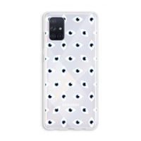 Eyes pattern: Galaxy A71 Transparant Hoesje