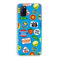 Fruitsticker: Oppo A92 Transparant Hoesje