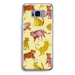 Cute Tigers and Leopards: Samsung Galaxy S8 Plus Transparant Hoesje