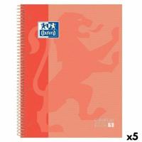 Boek over Ringen Oxford CLASSIC EUROPEANBOOK Perzik A4 80 Lakens (5 Stuks)