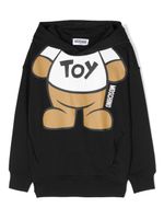 Moschino Kids hoodie en coton à motif Teddy Bear - Noir - thumbnail