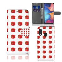 Samsung Galaxy A20e | Book Cover | Paprika Red