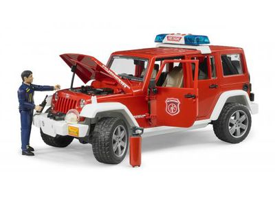 bruder Jeep Wrangler Unlimited Rubicon brandweerauto modelvoertuig