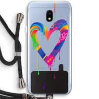 Melts My Heart: Samsung Galaxy J3 (2017) Transparant Hoesje met koord
