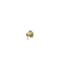 IVY Bond Afbouwdeel - voor inbouw douchemengkraan - - eenhendel - ronde rozet - Geborsteld mat goud PVD 6201054