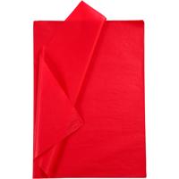Creativ Company Tissuepapier, vel 50x70 cm, 17 gr, rood, 10 vel/ 1 doos