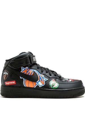 Nike x Supreme baskets montantes Air Force 1 Mid '07 - Noir