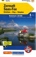 Wandelkaart 24 Zermatt - Saas Fee | Kümmerly & Frey