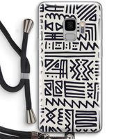 Marrakech print: Samsung Galaxy S9 Transparant Hoesje met koord