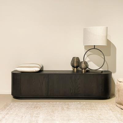 Livingfurn TV-meubel 'Novero' Eiken, 180cm, kleur Espresso