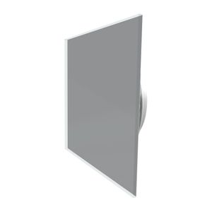 Xiomara Feel Good ventilatierooster glas 2 stuks vierkant 15x15 cm grijs