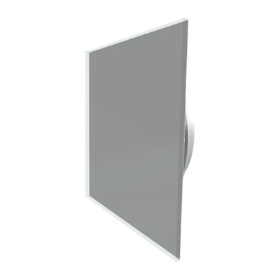 Xiomara Feel Good ventilatierooster glas 2 stuks vierkant 15x15 cm grijs
