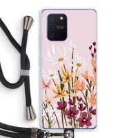 Painted wildflowers: Samsung Galaxy Note 10 Lite Transparant Hoesje met koord
