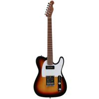 Fazley Sunset Series Tempest 90 3-Color Sunburst elektrische gitaar met gigbag