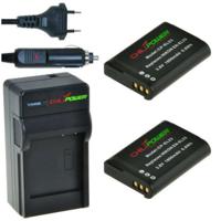 2 camera-accu's EN-EL23 inclusief oplader en autolader - Origineel ChiliPower