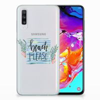 Samsung Galaxy A70 Telefoonhoesje met Naam Boho Beach