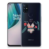 OnePlus Nord N10 5G Telefoonhoesje met Naam Boho Summer