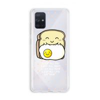 Sleep All Day: Galaxy A71 Transparant Hoesje