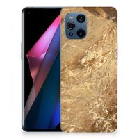 OPPO Find X3 | X3 Pro TPU Siliconen Hoesje Marmer Creme