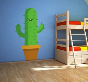 Muursticker Cactus