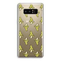 Bananas: Samsung Galaxy Note 8 Transparant Hoesje