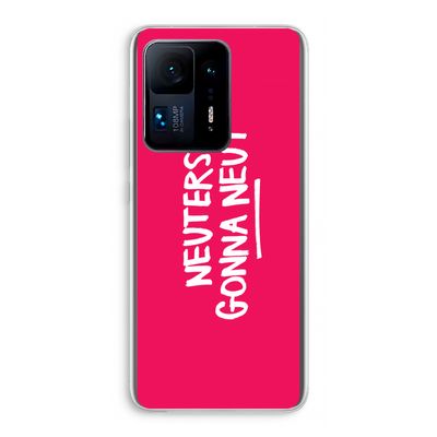 Neuters (roze): Xiaomi Mi Mix 4 Transparant Hoesje