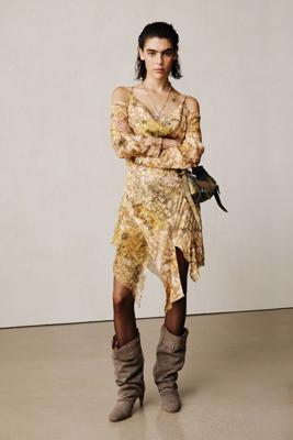Luchtige studiojurk - YELLOW - M