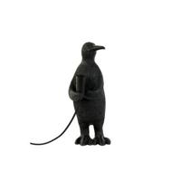 Light & Living - Tafellamp PENGUIN - 16x13x34cm - Zwart