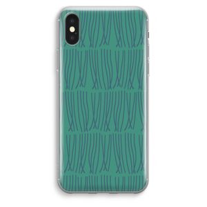 Swirls: iPhone XS Max Transparant Hoesje
